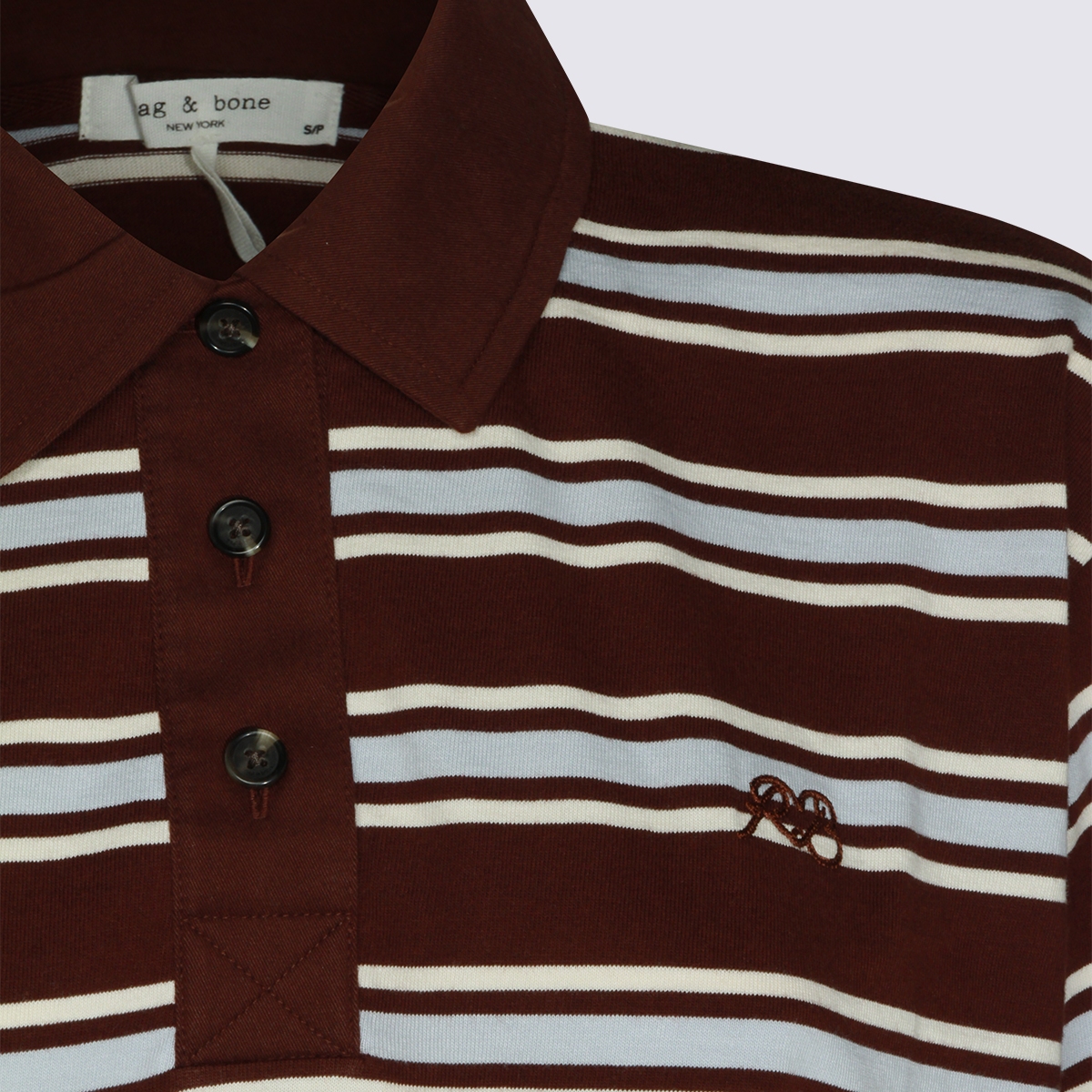 [Rag & Bone] T-shirts Long Sleeve SS26 RE1D25FT3KWBRWMT