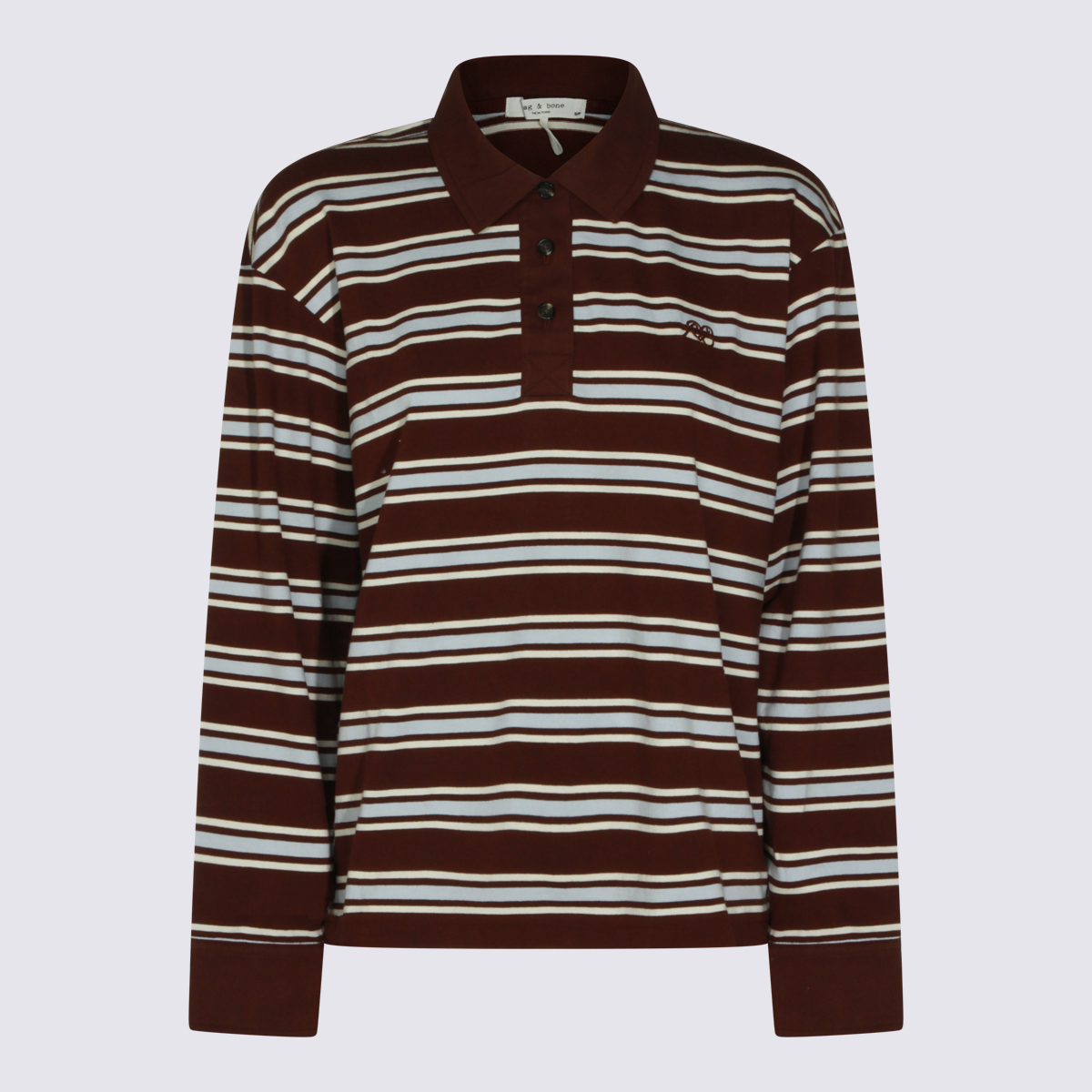 [Rag & Bone] T-shirts Long Sleeve SS26 RE1D25FT3KWBRWMT