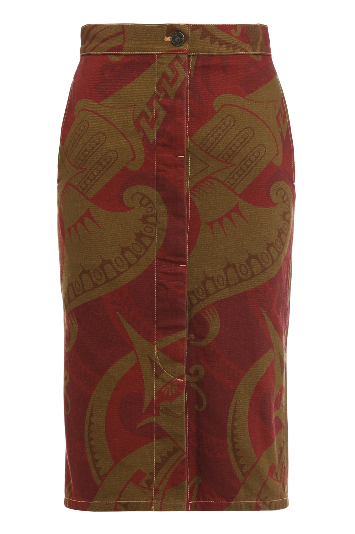 [Vivienne Westwood] Midi skirt FW25 1903001CW00SD_O305