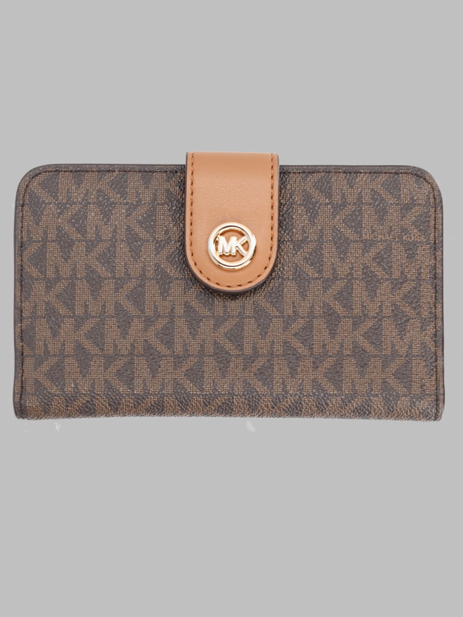 [MICHAEL BY MICHAEL KORS] Wallet FW26 32S6G17F8B_252BRN/ACORN