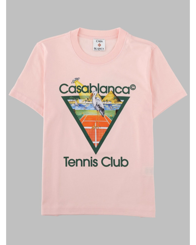 [Casablanca] T-shirts FW26 W-PF26-JTS-020_02TENNISCLUBTRIANGLE