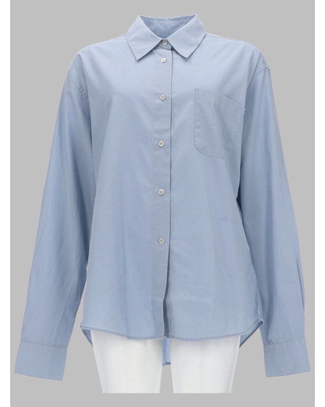 [Our Legacy] Shirts Long Sleeve FW26 W2262PB_POWDERBLUELIQUIDPOPLIN