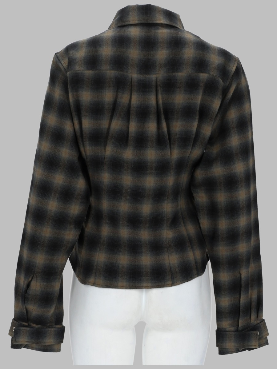 [Our Legacy] Shirts Long Sleeve FW26 W4262EYC_YUKONCHECKWOOLTON