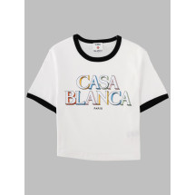 [Casablanca] T-shirts Short Sleeve FW26 W-PF26-JTS-010_023DSTACKEDLOGO