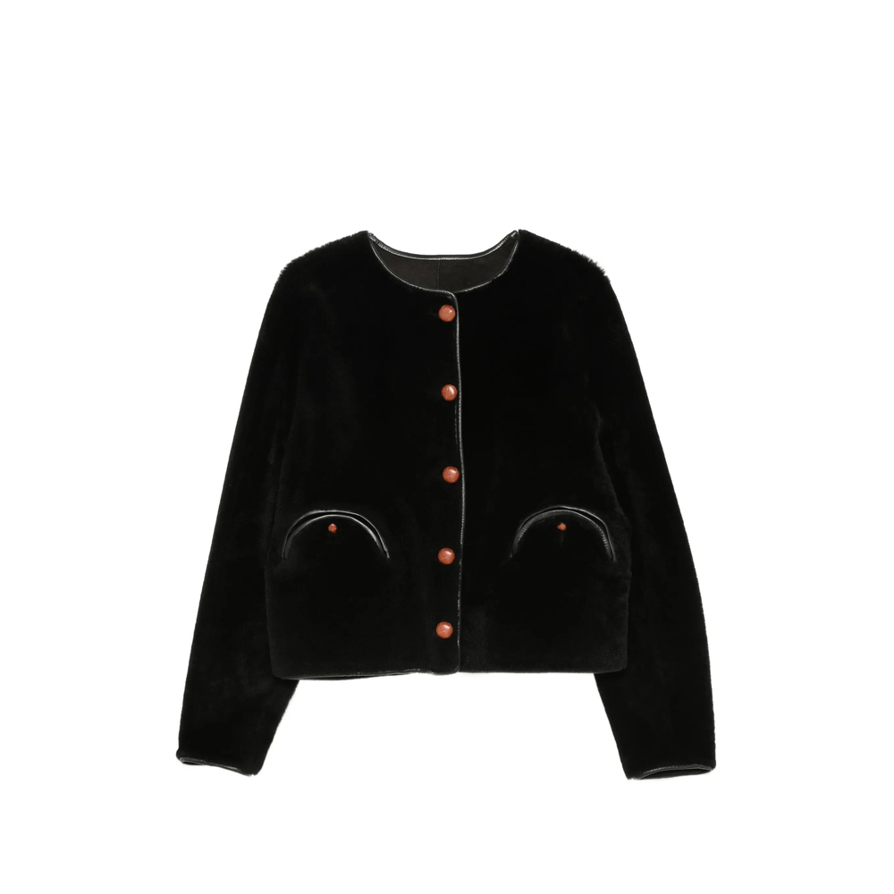 [Blaze Milano] Leather Jacket FW26 JKGBS18-RV TAH  N000