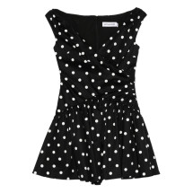 [Self-portrait] Sleeveless dress SS26 RS26-209S-B  BLACK