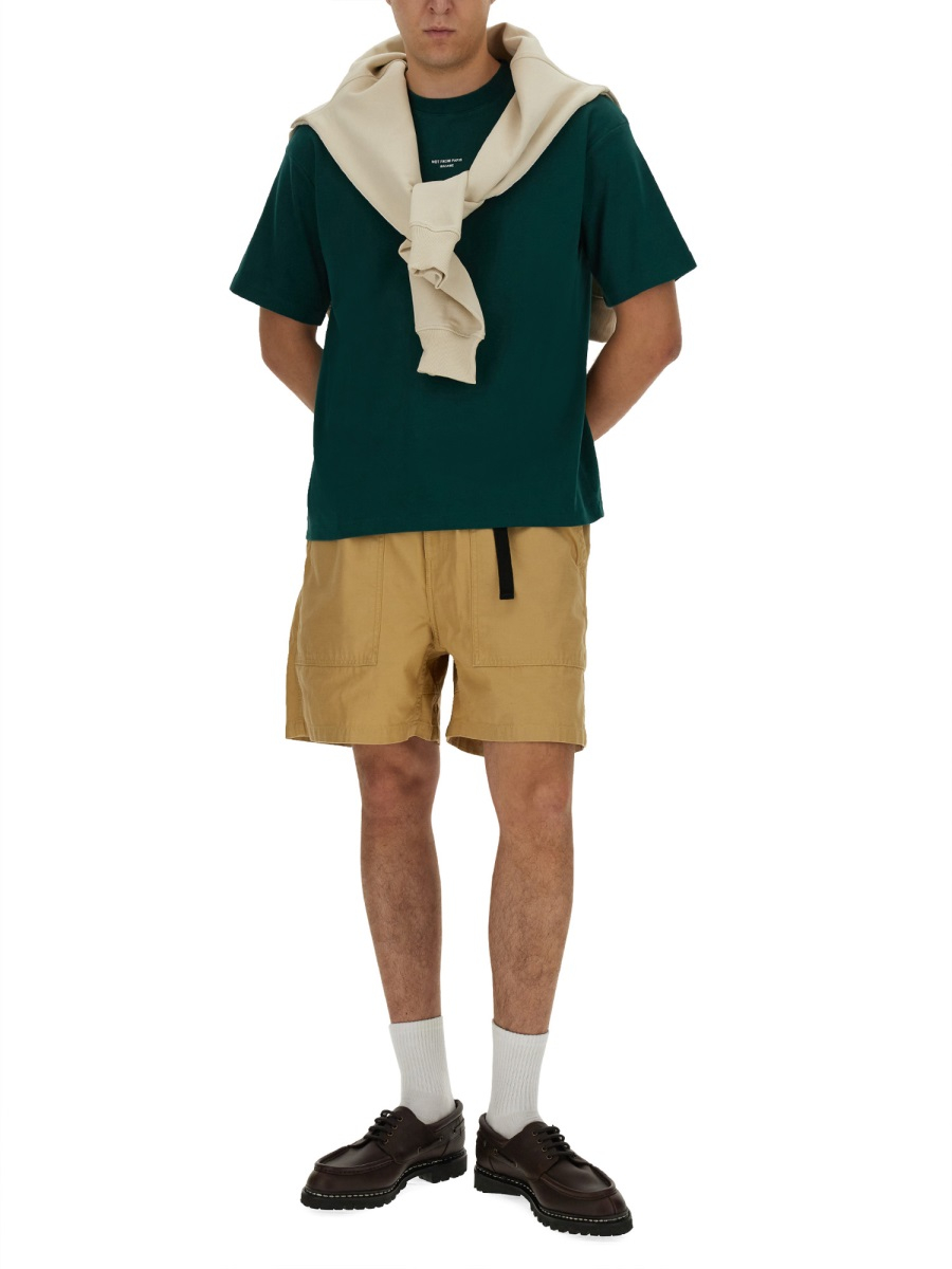 [DROLE DE MONSIEUR] T-shirts Short Sleeve FW26 TS202_CO002DARKGREEN