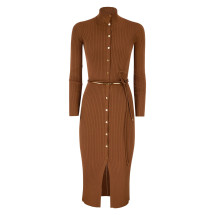 [ELISABETTA FRANCHI] Long sleeve dress SS26 AM15S61E2 600