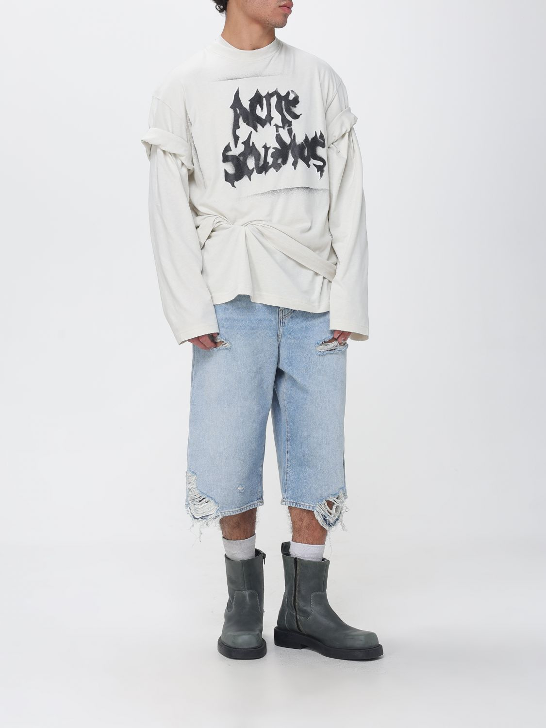 [Acne Studios] T-shirts Short Sleeve FW26 BL0430 DC6