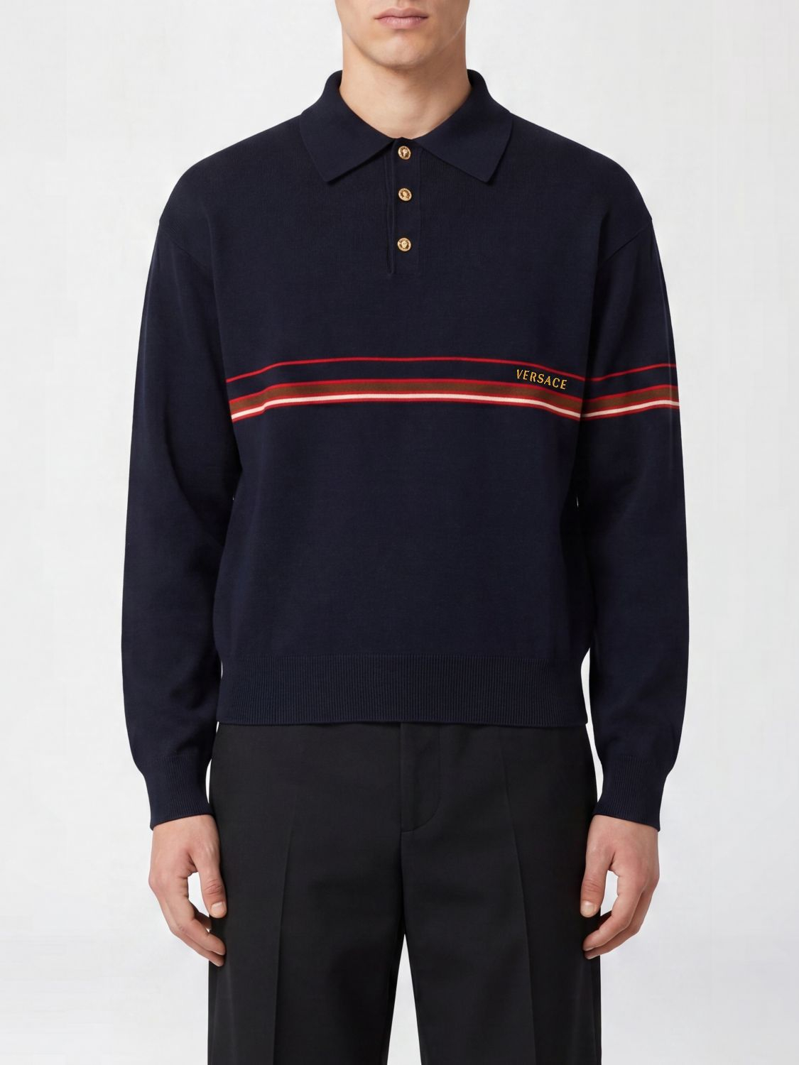 [Versace] T-shirts Long Sleeve FW26 10257441A18340 1U040