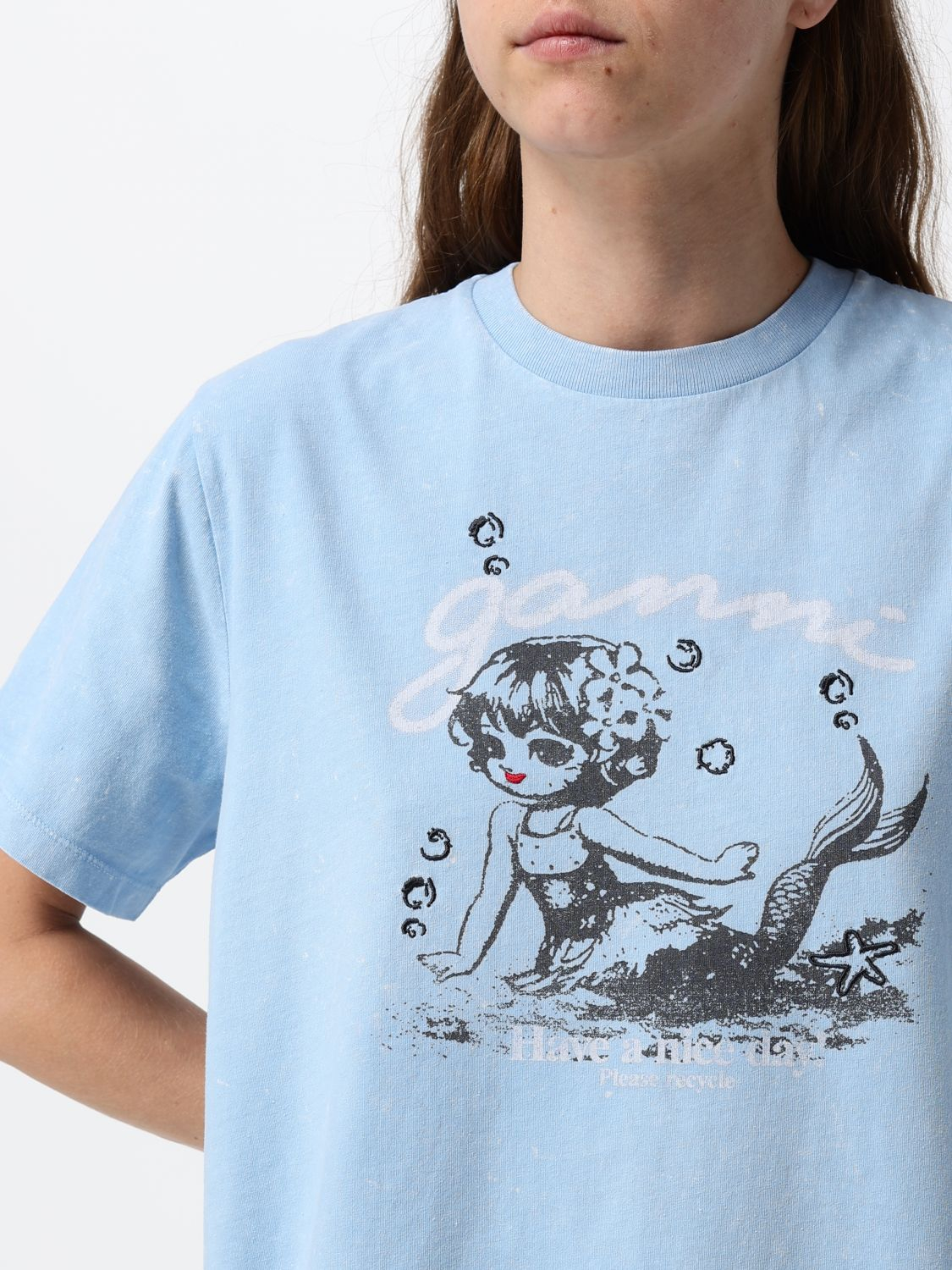 [GANNI] T-shirts Short Sleeve FW26 A1050238 326
