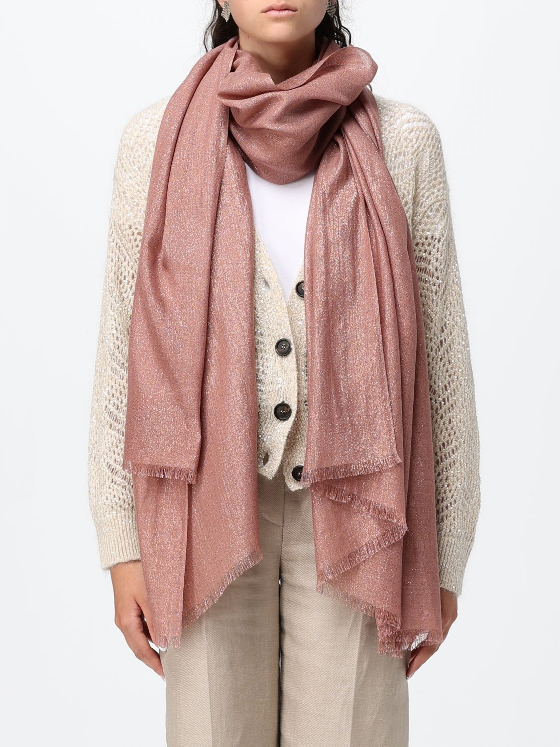 [Brunello Cucinelli] Scarf SS26 MSCDAR097 C9399