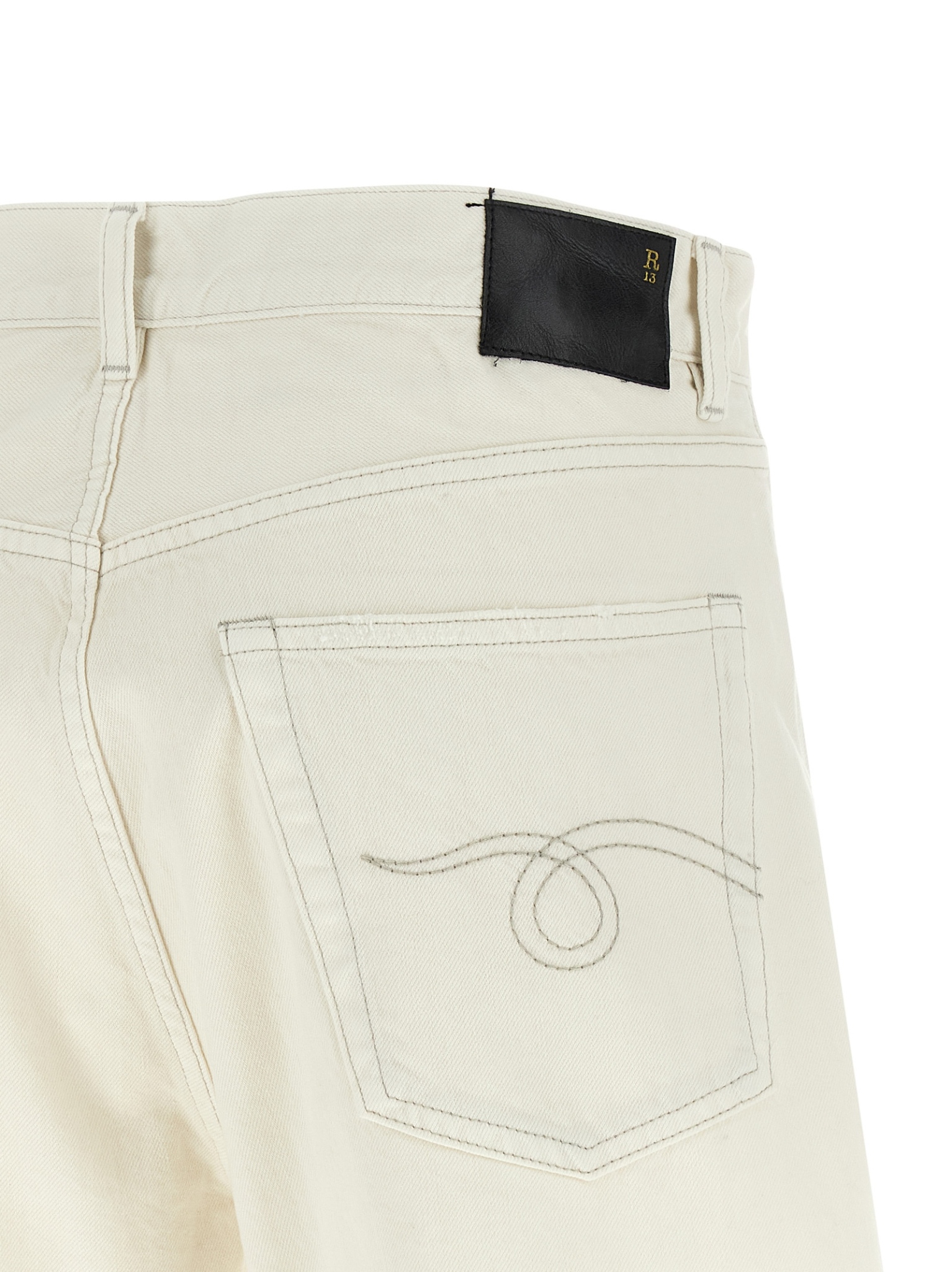 [R13] Shorts SS26 R13WD191D453CCEMENTWHITE