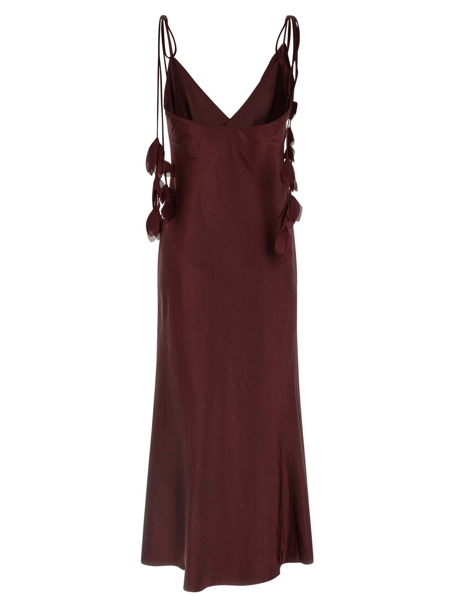 [SELF PORTRAIT] Sleeveless dress SS26 RS26218MBUBURGUNDY
