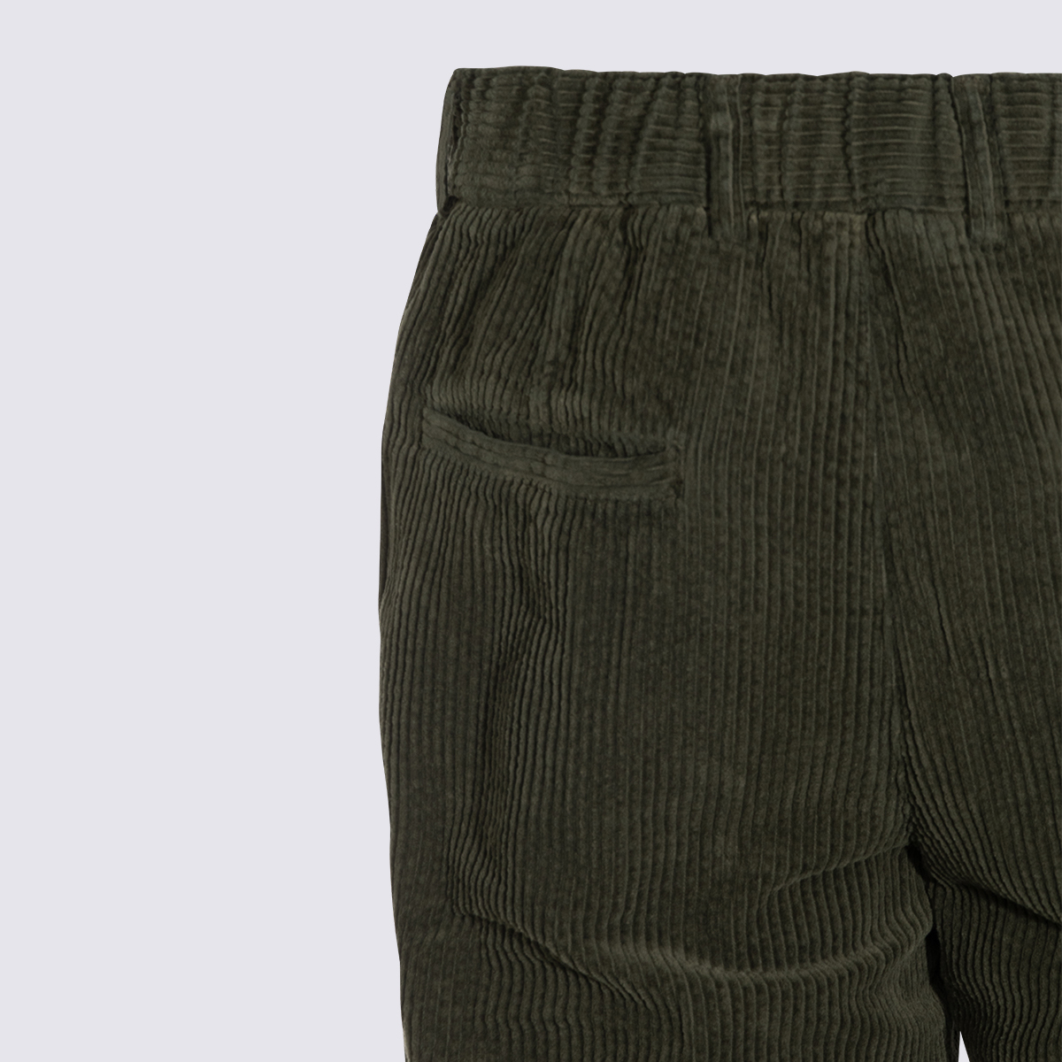 [04651 / A TRIP IN A BAG] Trousers FW26 3PA2601B11MOSS GREEN