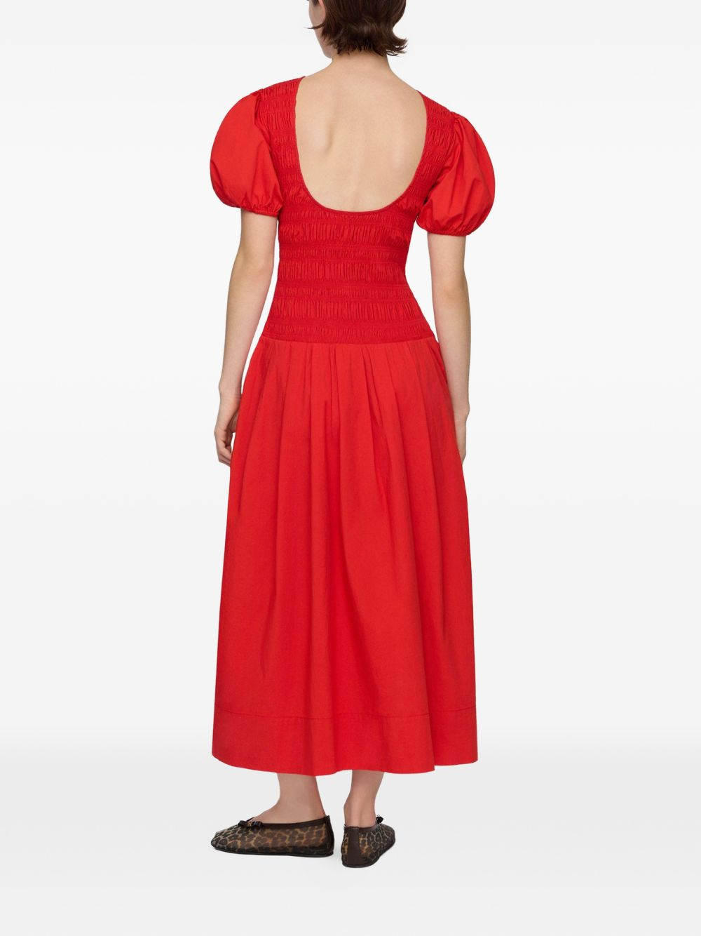 [GANNI] Short sleeve dress FW26 A103054606P