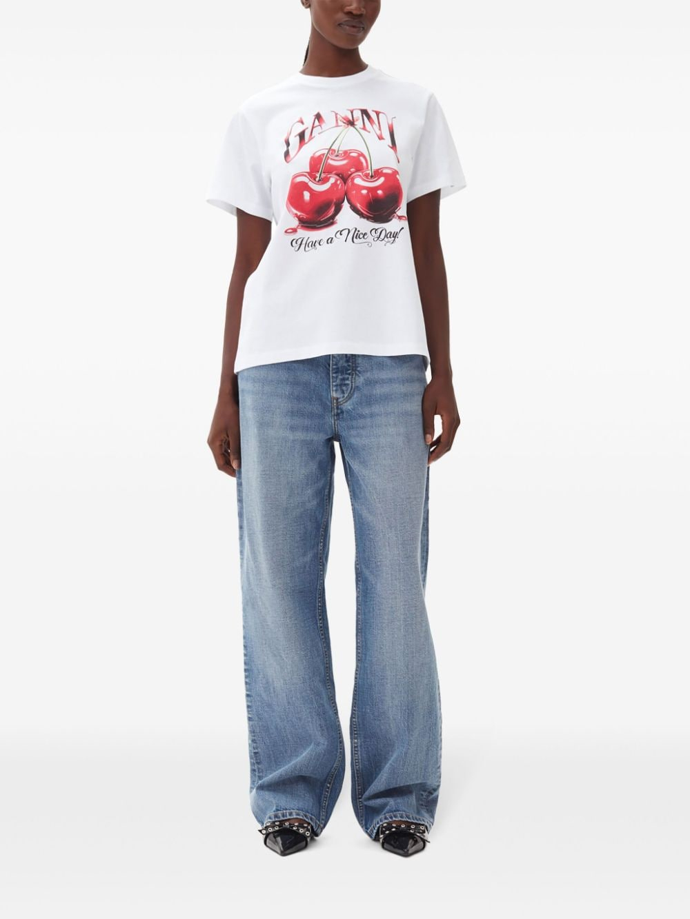 [GANNI] T-shirts Short Sleeve FW26 T4004151