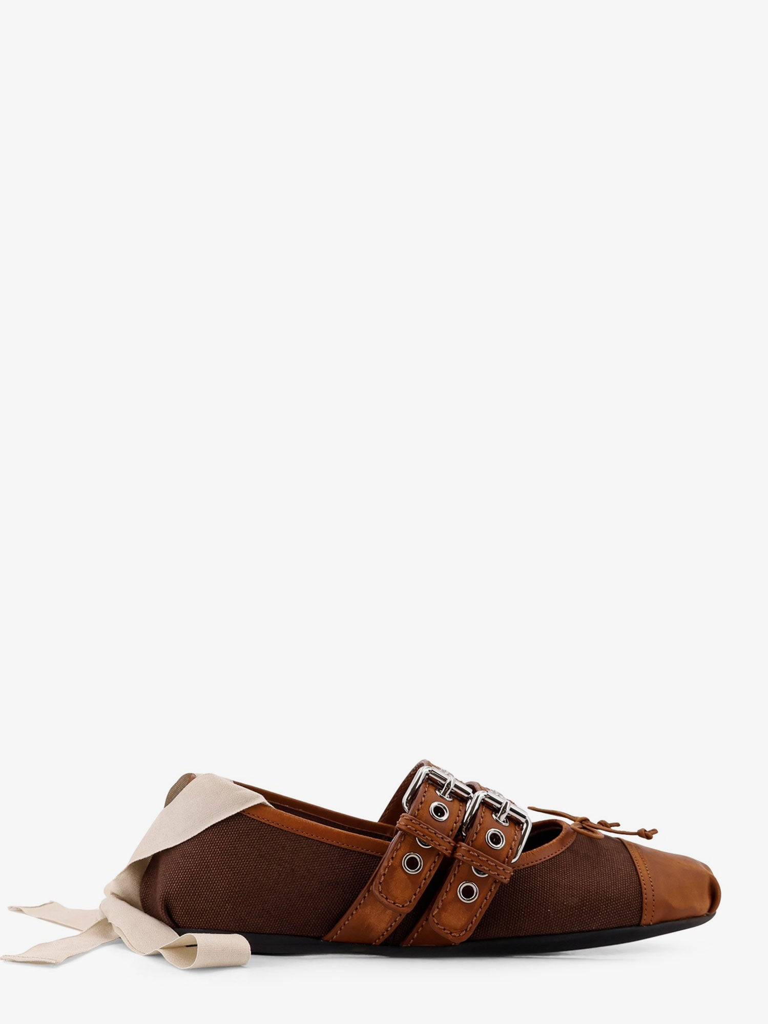 [Miu Miu] Flat shoes FW26 5F608EF0053ZMJF0ZC8