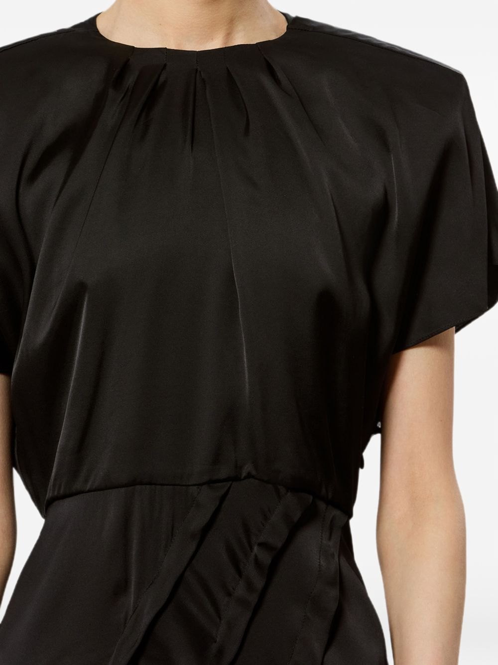 [Isabel Marant] Short sleeve dress FW26 RO1191FAD3J13I01BK