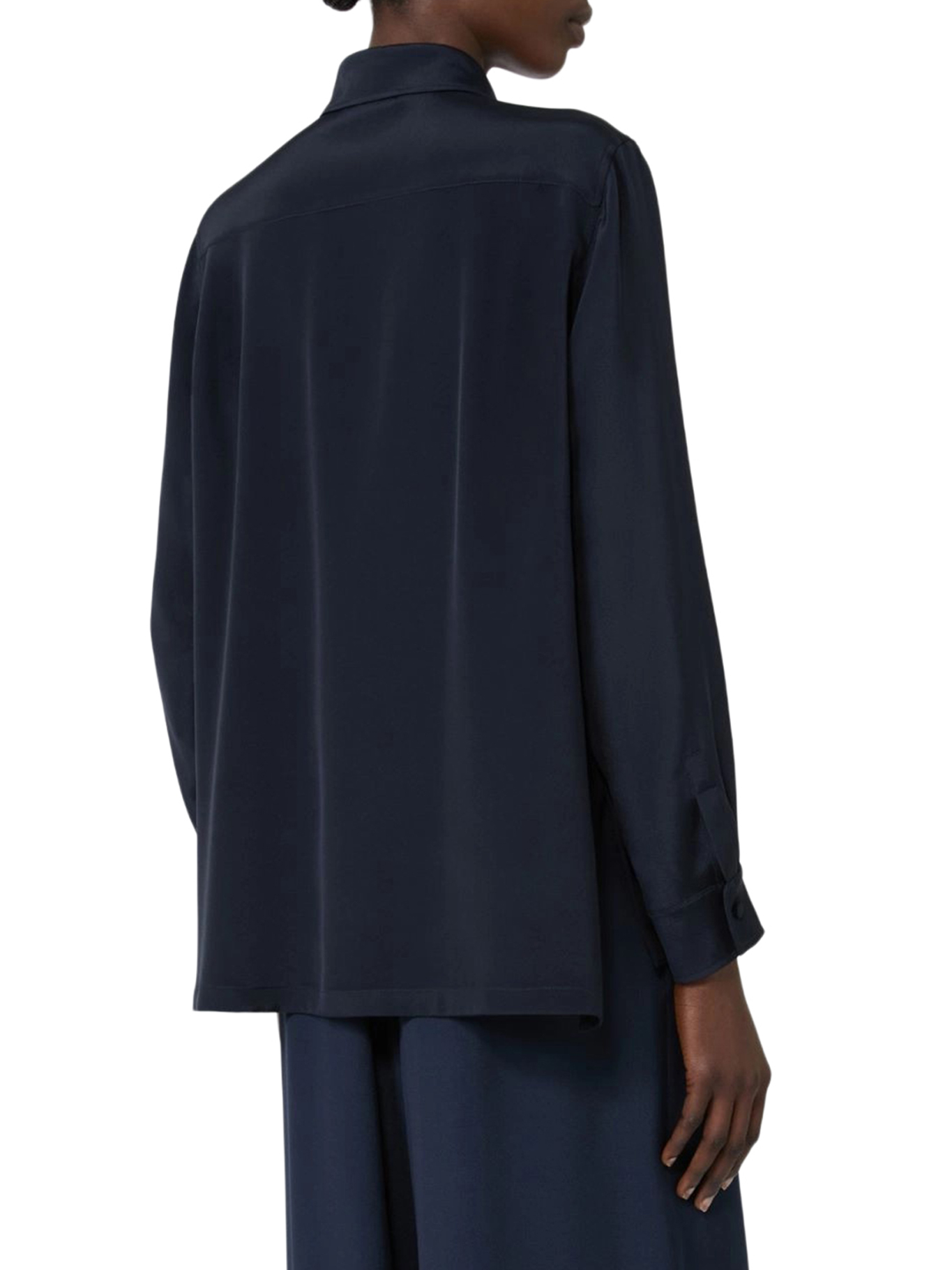 [Max Mara] Shirts Long Sleeve FW26 2621116021600003 BLUE MARINE