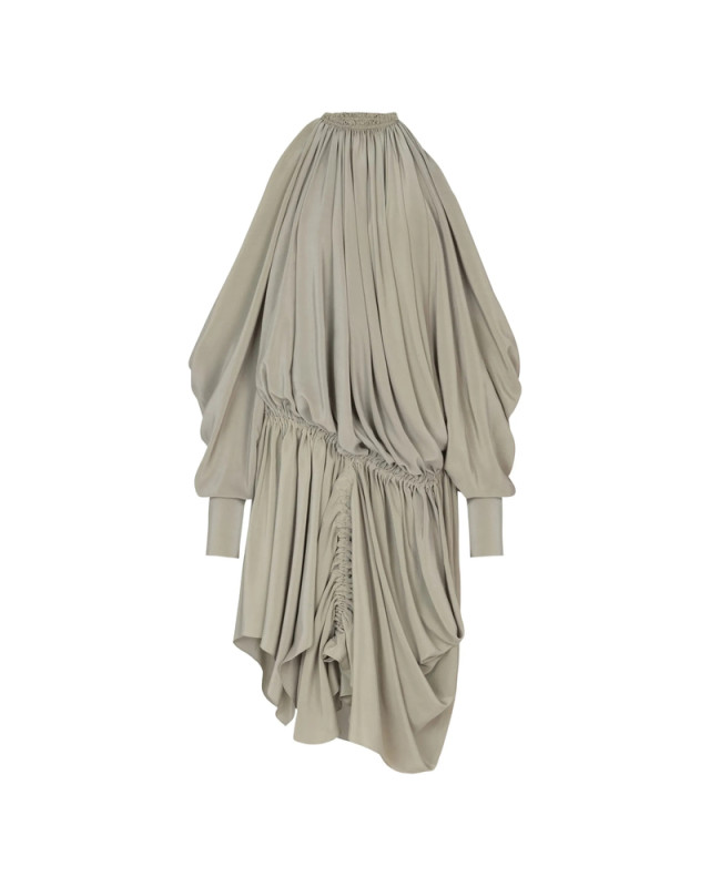 [Balmain] Long sleeve dress SS26 GF0RF080 SF47 7GE
