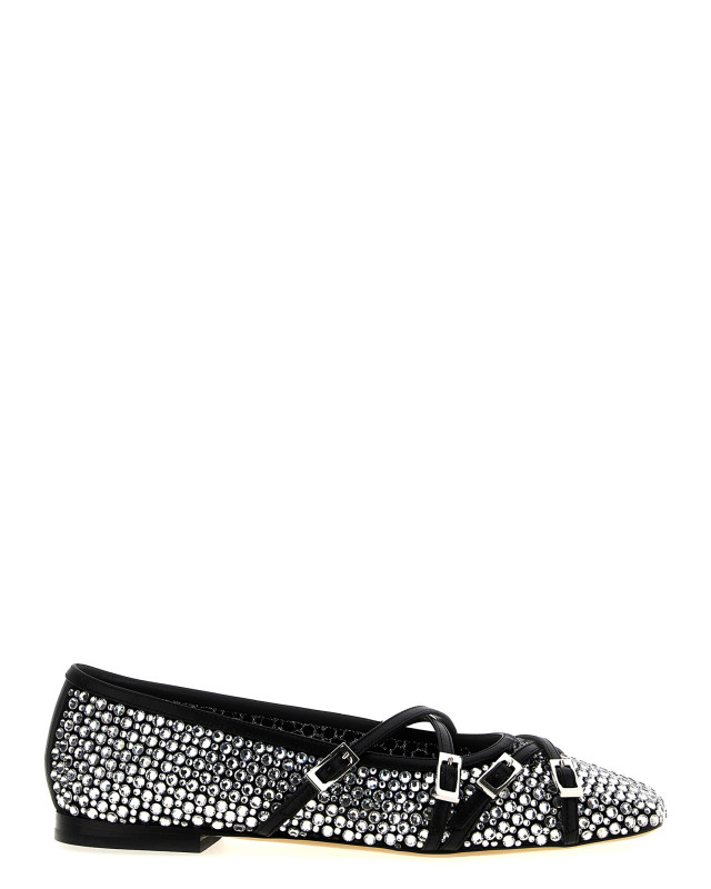 [MACH & MACH] Flat shoes SS25 R25S092710NETB17BLACK