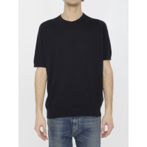 [JOHN SMEDLEY] T-shirts Short Sleeve SS26 KEMPTON__BLACK