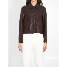 [Arma] Leather Jacket SS26 020L26105202__MUD BROWN