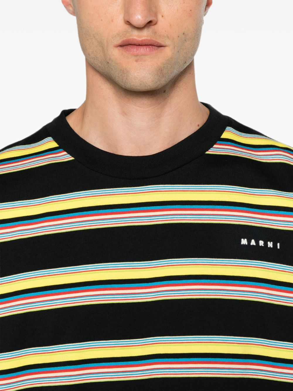 [Marni] T-shirts Short Sleeve FW26 HUJY0001S0UTC682STY48