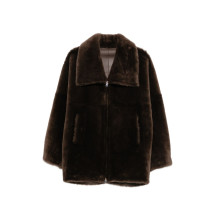 [Blancha] Fur Jacket FW26 2610030225QUERCIA