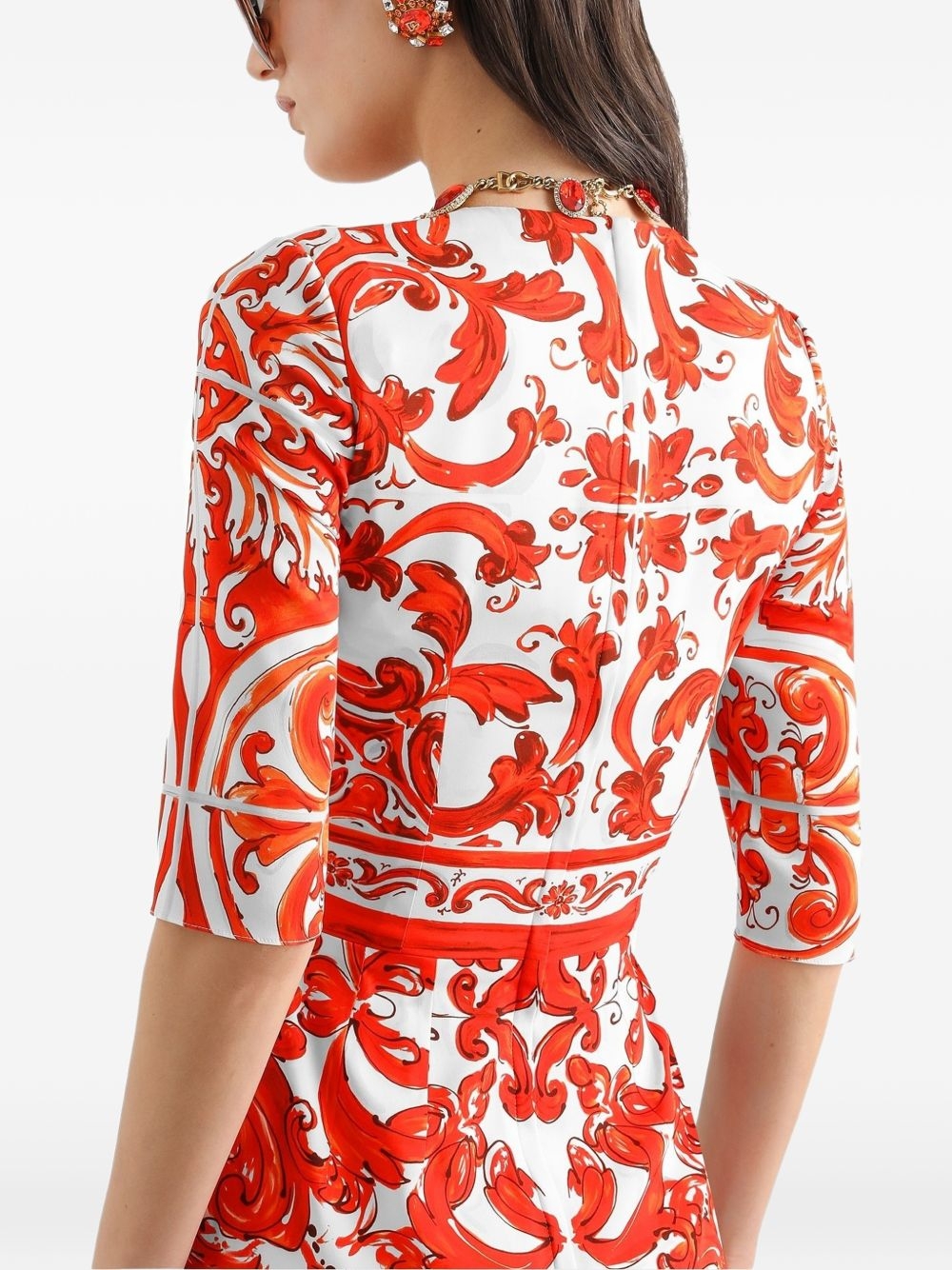 [Dolce & Gabbana] Short sleeve dress FW26 F6EAJTGDDRJS9000