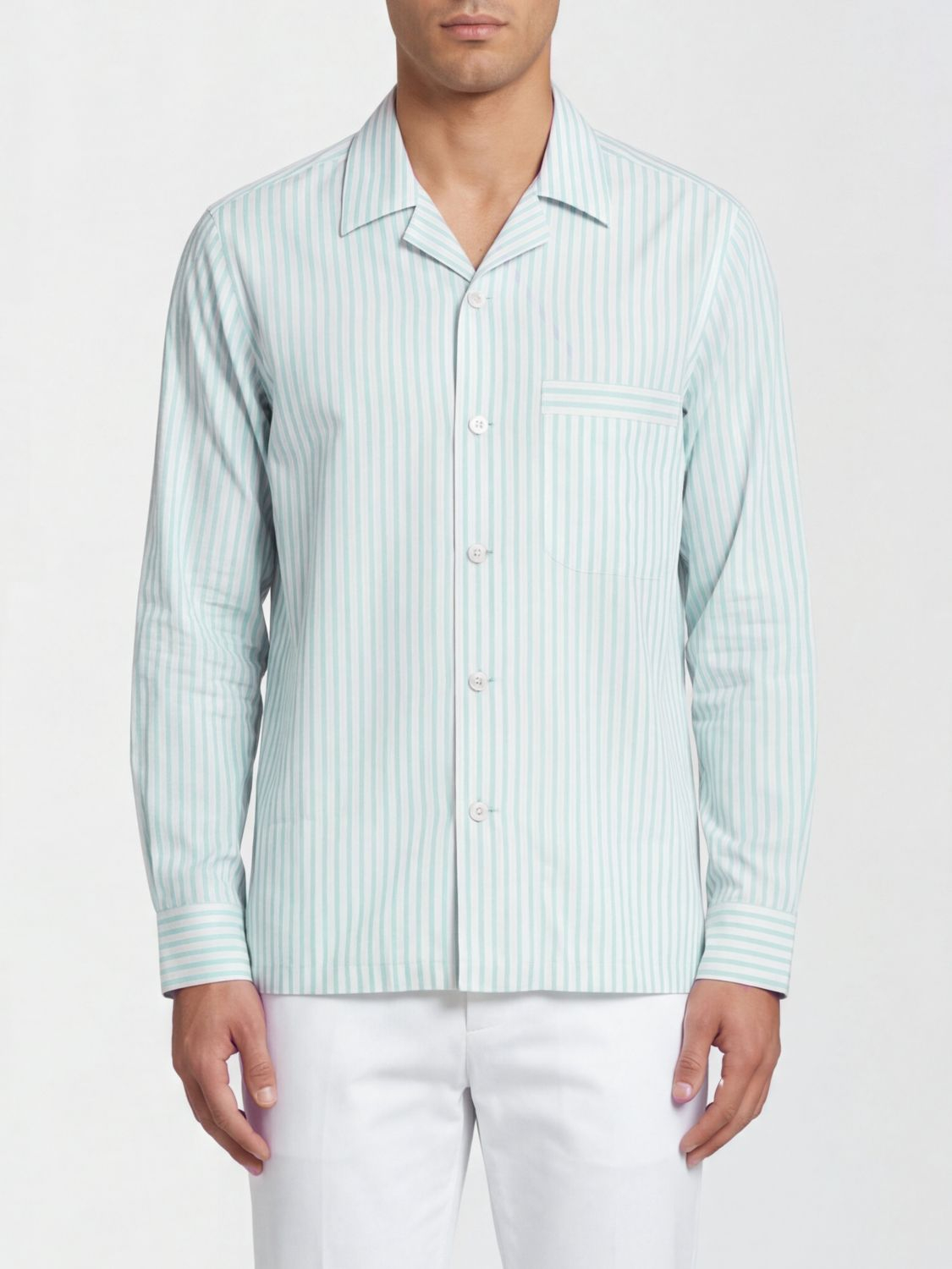 [Tom Ford] Shirts Long Sleeve SS26 HXH012FMS105 WUA