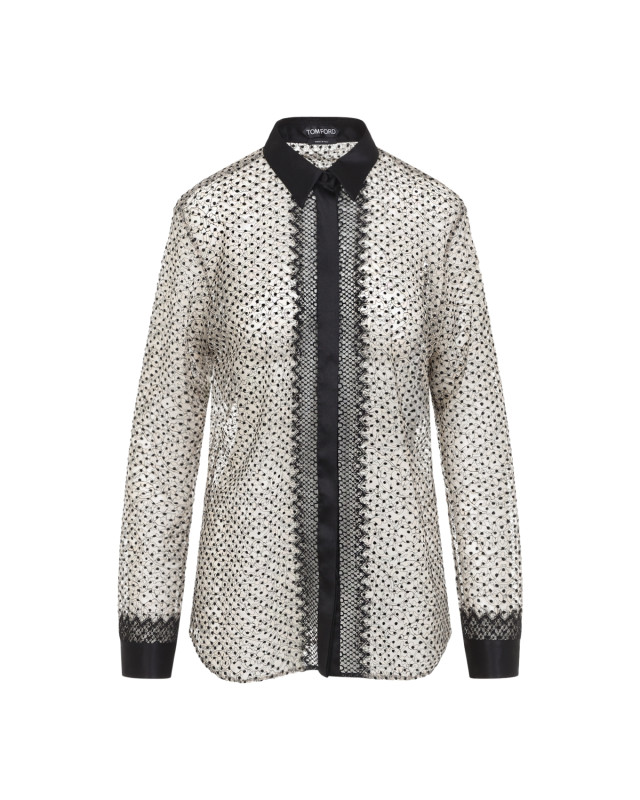 [Tom Ford] Shirts Long Sleeve SS26 CA3349.FAX1768
