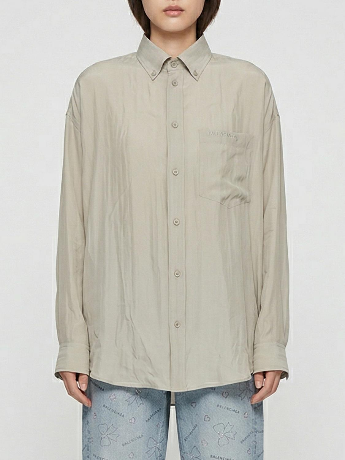 [Balenciaga] Shirts Long Sleeve SS26 862679TSM04 9020