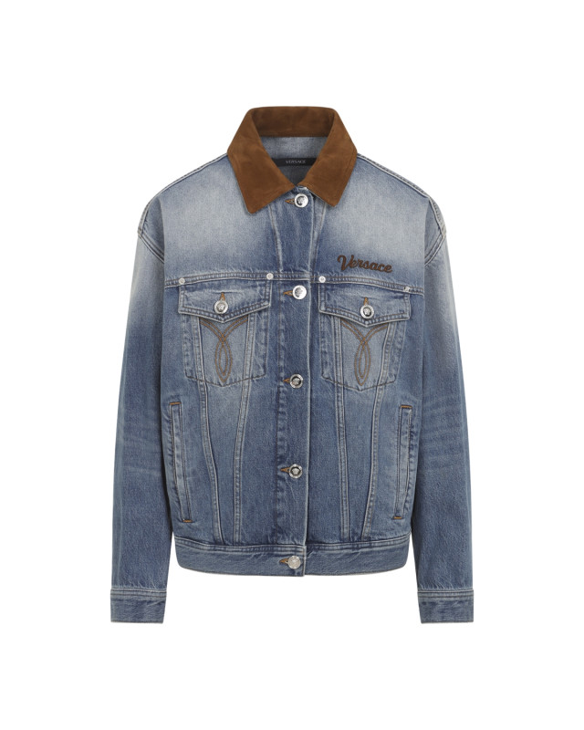 [Versace] Denim Jacket SS26 1022694.1A16751