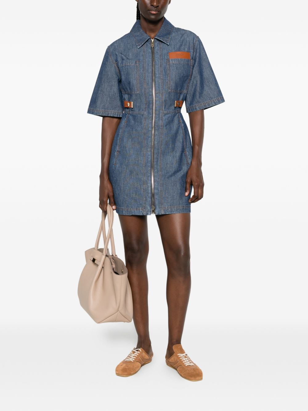 [Fendi] Short sleeve dress FW26 FLD576AW8HF0QB0