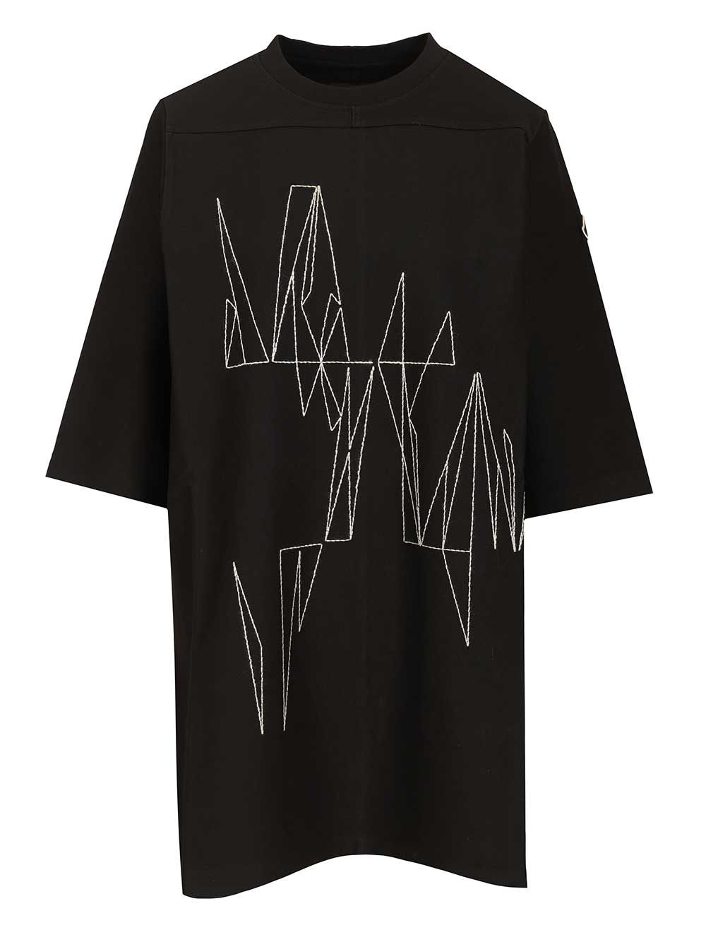 [Moncler X Rick Owens] T-shirts Short Sleeve SS26 MU01F8C0489B7R999