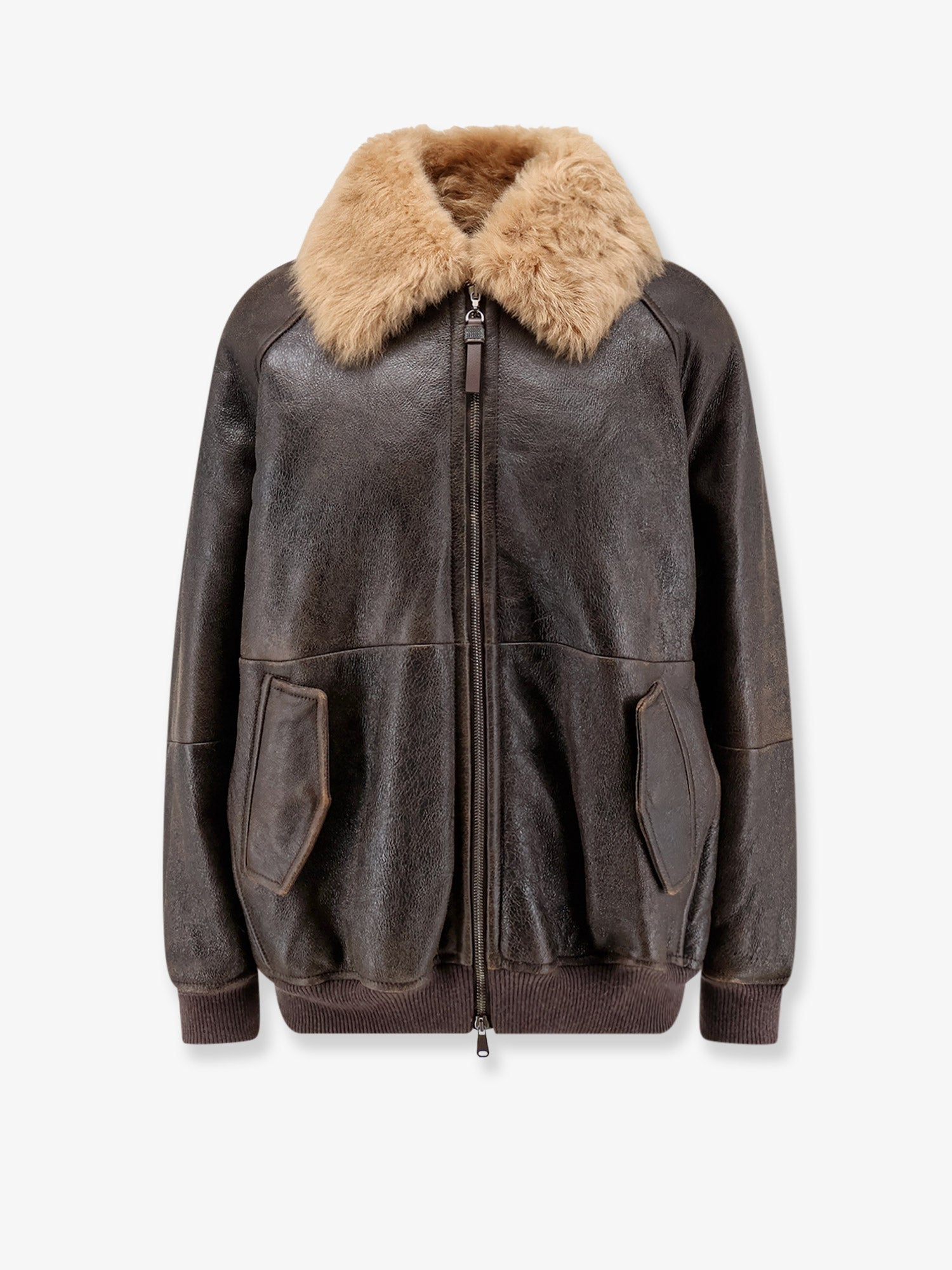 [Brunello Cucinelli] Mouton jacket FW26 MPMMA7564C9998