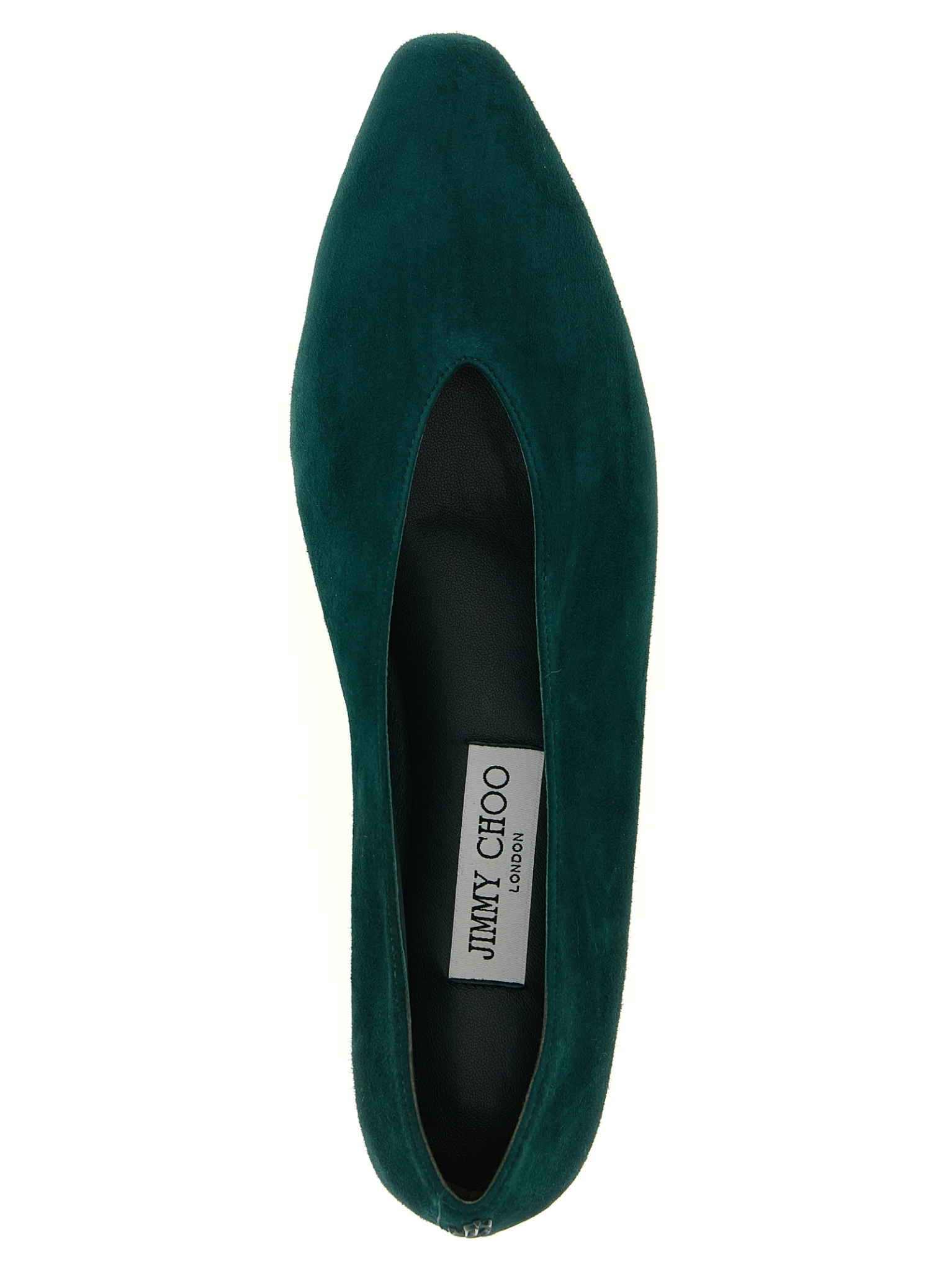 [Jimmy Choo] Flat shoes FW26 MARGOTFLATSUEDARKGREEN