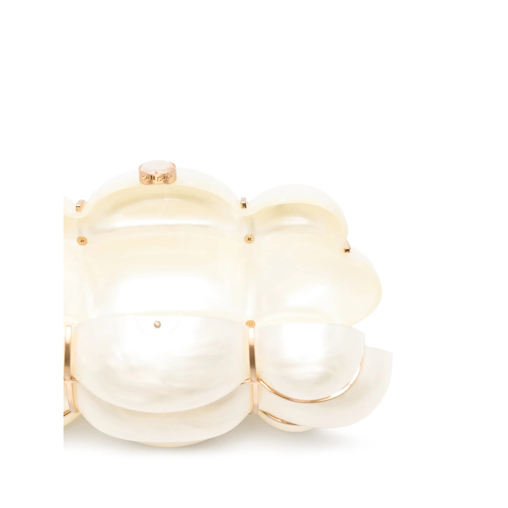 [Cult Gaia] Clutch bag FW26 HDBCL37212AC18 BOLLA IVORY