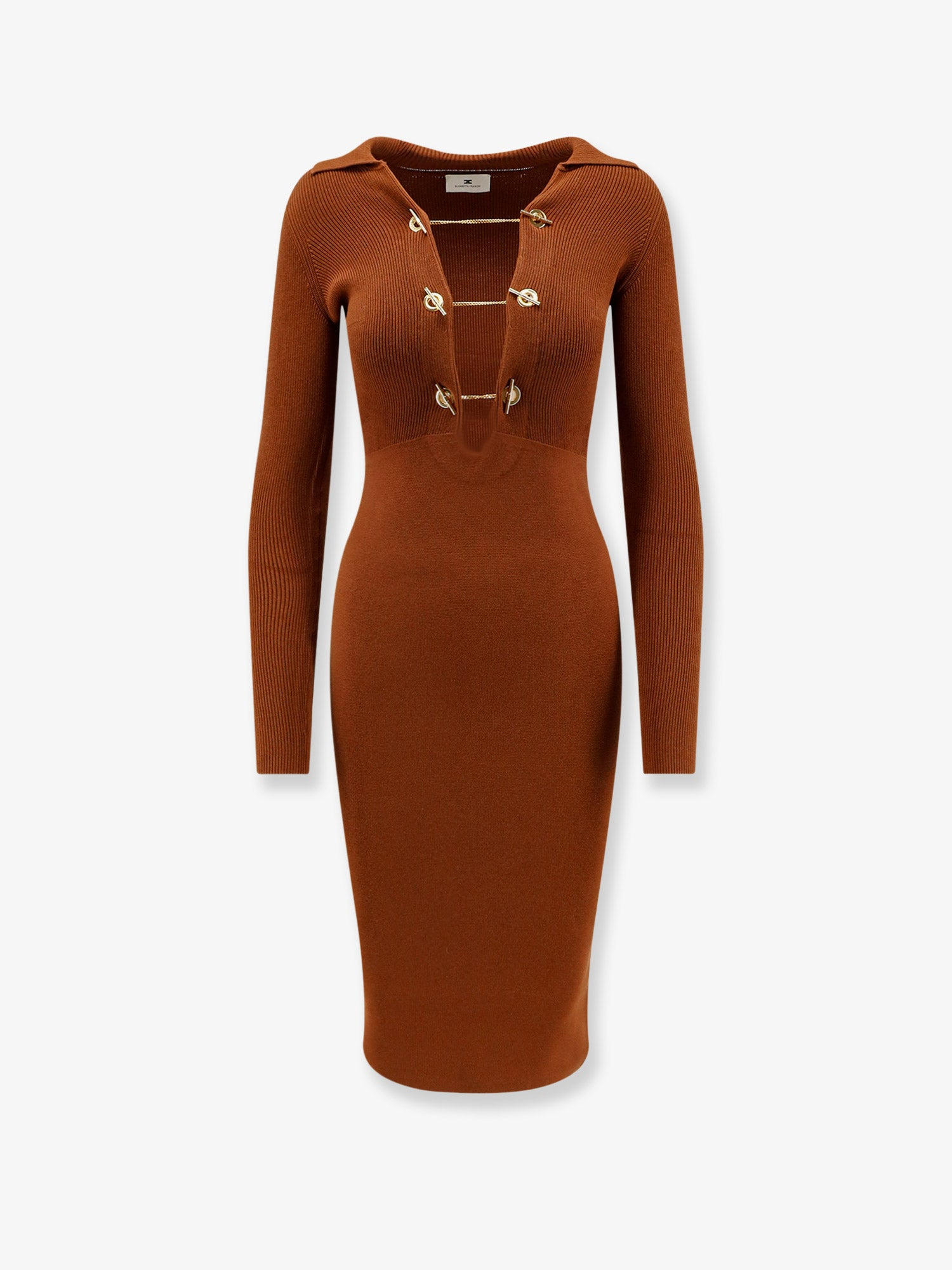 [ELISABETTA FRANCHI] Long sleeve dress FW26 AM01S66E2FK3