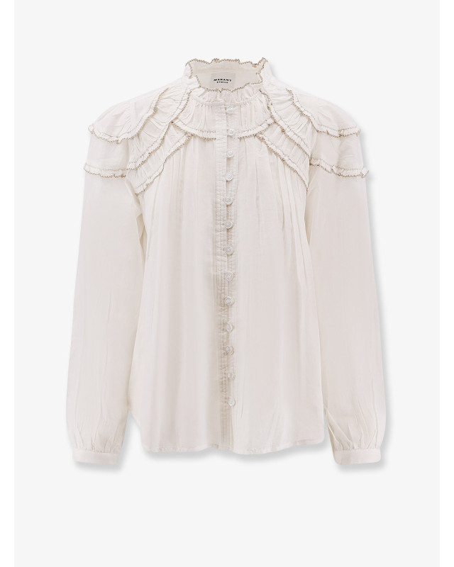 [Marant Etoile] Shirt FW26 HT0681FBB3J04E20WH