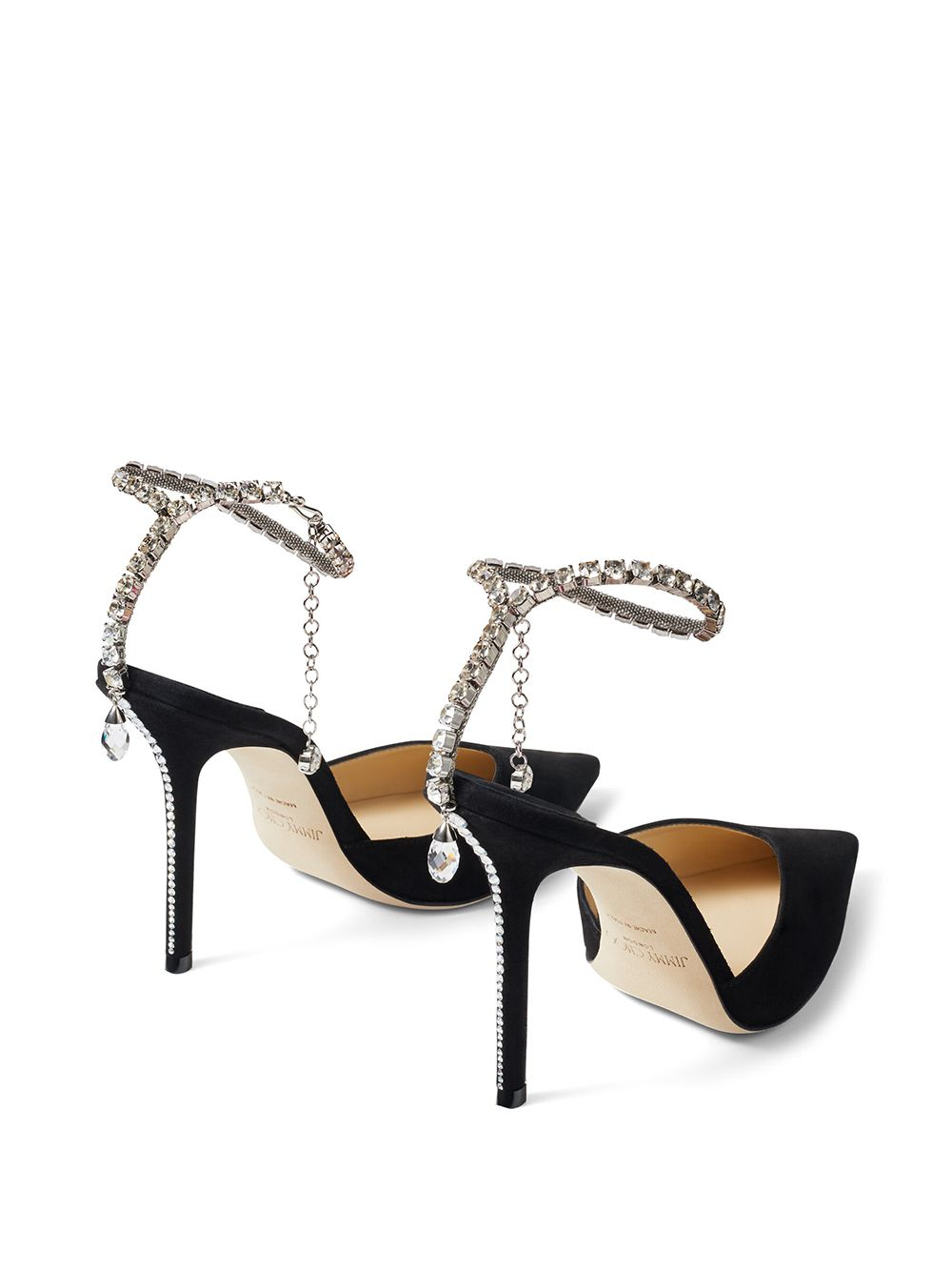 [Jimmy Choo] Pumps FW26 SAEDA100EWABLACKCRYSTAL