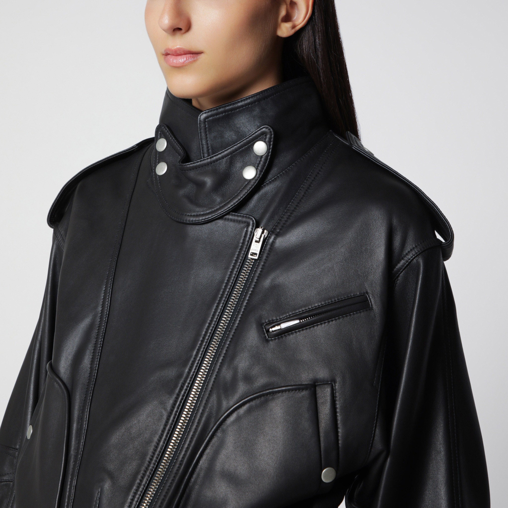 [Isabel Marant] Leather Jacket FW26 VE0744FAD3B04I