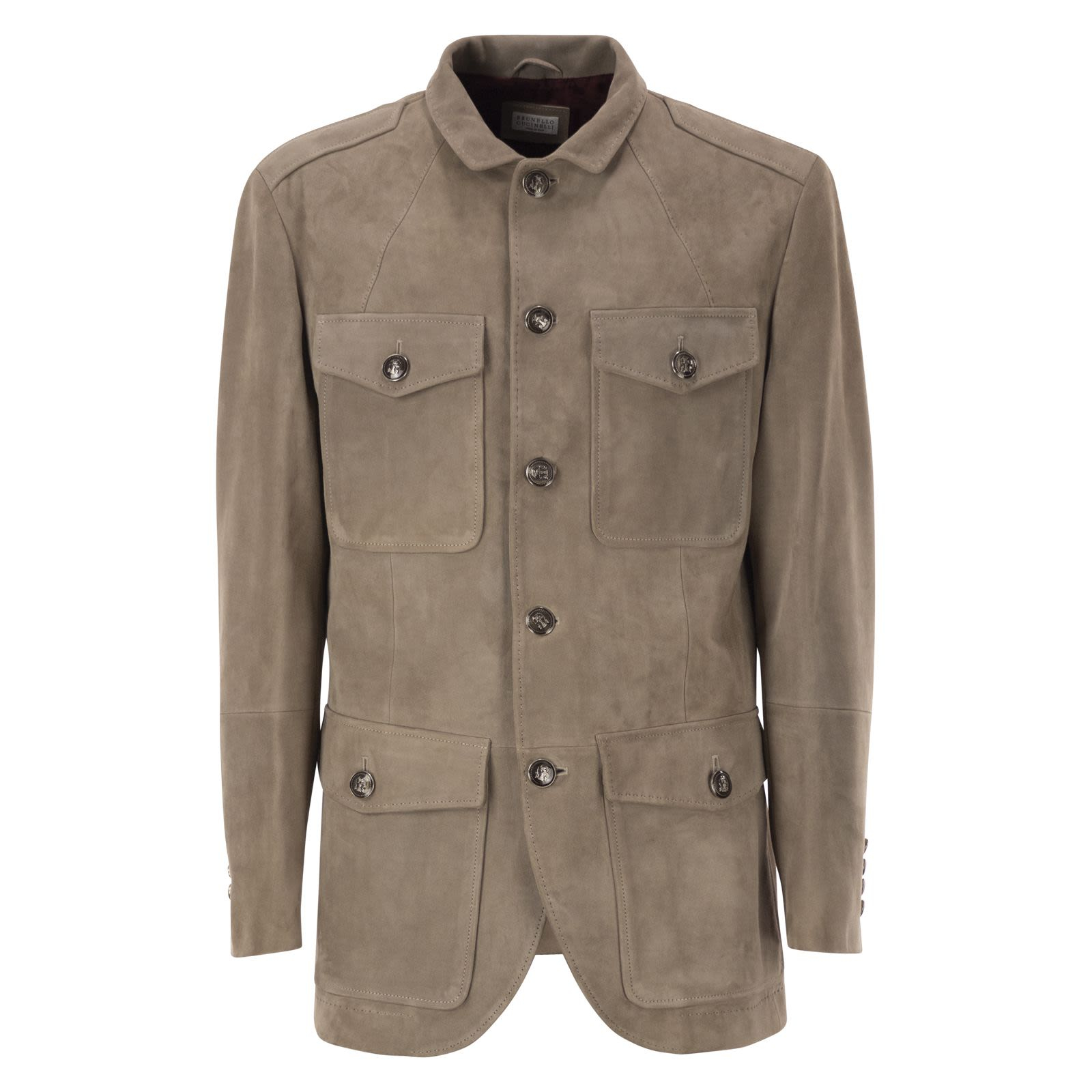 [Brunello Cucinelli] Leather Jacket FW26 MPCSD2099 C9865