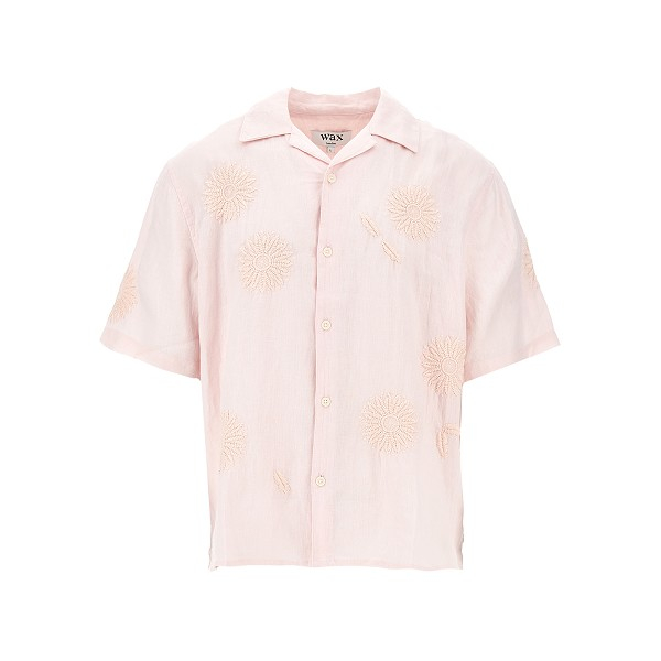 [Wax London] Shirts Short Sleeve SS26 DIDCOTSSSHIRT_1.PINK-PINK
