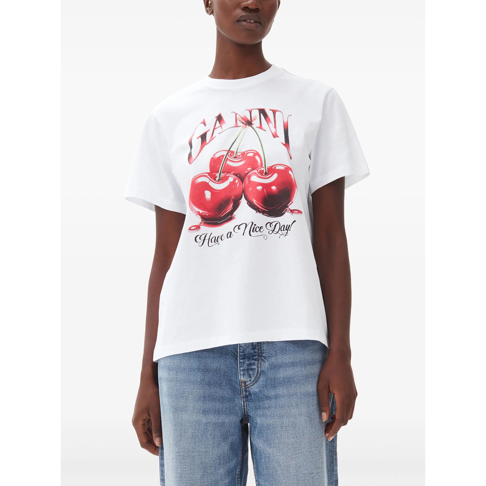 [GANNI] T-shirts Short Sleeve FW26 T4004  151