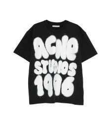 [Acne Studios] T-shirts Short Sleeve SS26 CL0333  BLKWH