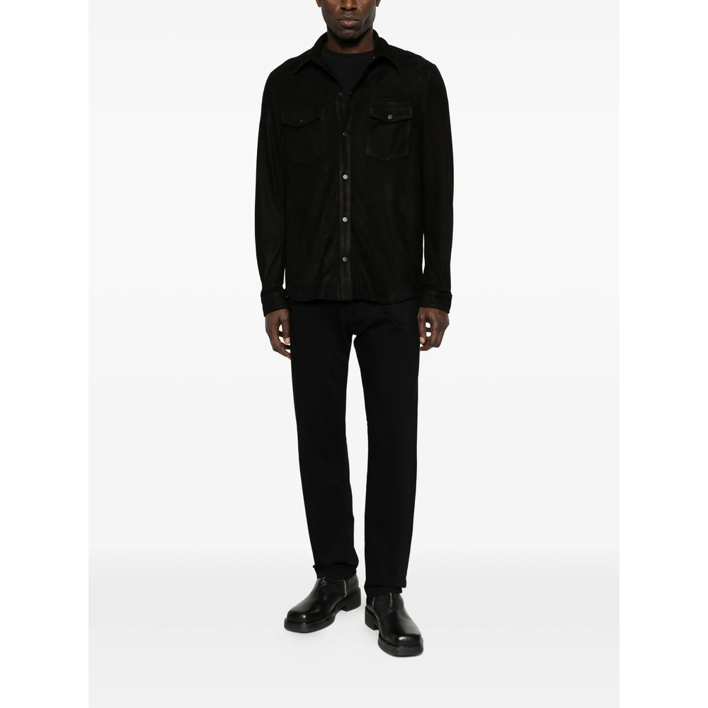 [Santoro] Shirts Long Sleeve SS26 50516-U  BLACK