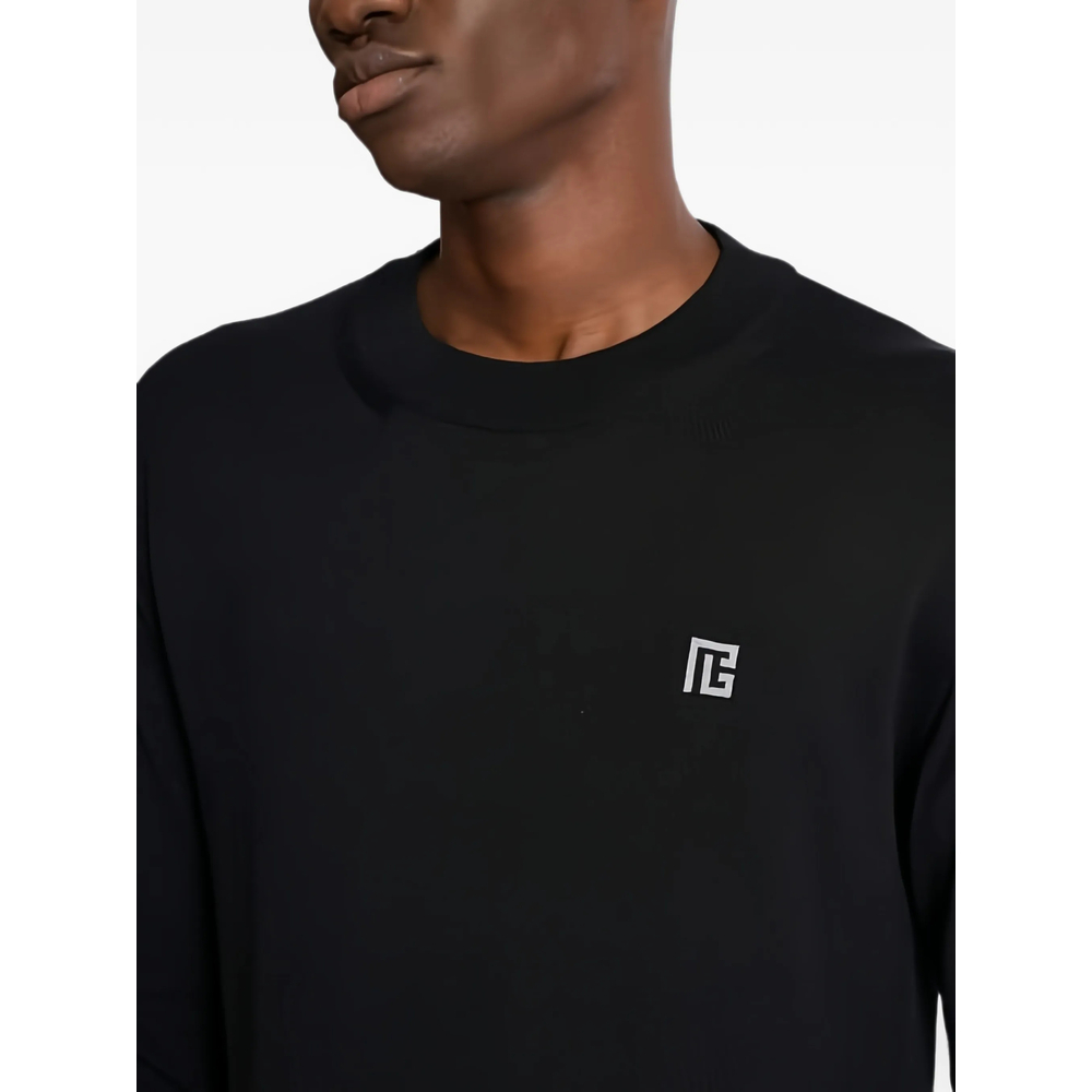 [Balmain] T-shirts Long Sleeve SS26 GH1KD000 KJ53 EQU